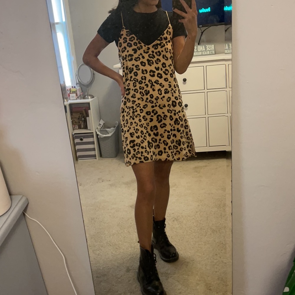Cheetah mini dress